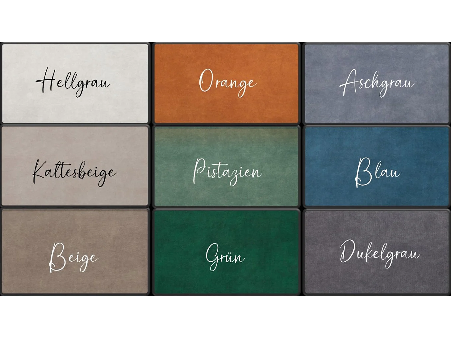 Canapé d'angle, Canapé Designer Modena U Pure tissu Noel Gris Foncé