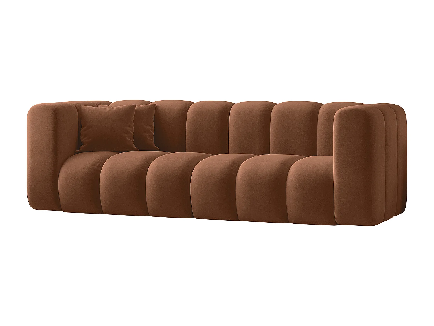 Driezitsbank Grand Modular Stof Salvador Bruin