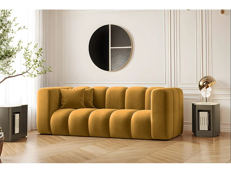 Sofa Zweisitzer-Sofa Grand Modular Stoff Salvador Gelb