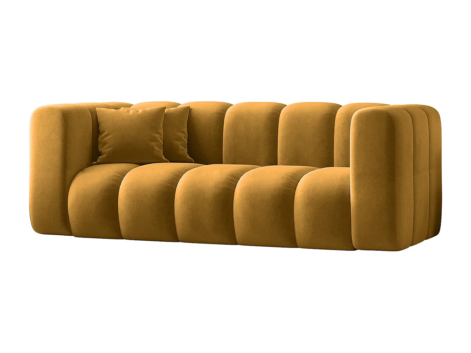 Sofa Zweisitzer-Sofa Grand Modular Stoff Salvador Gelb