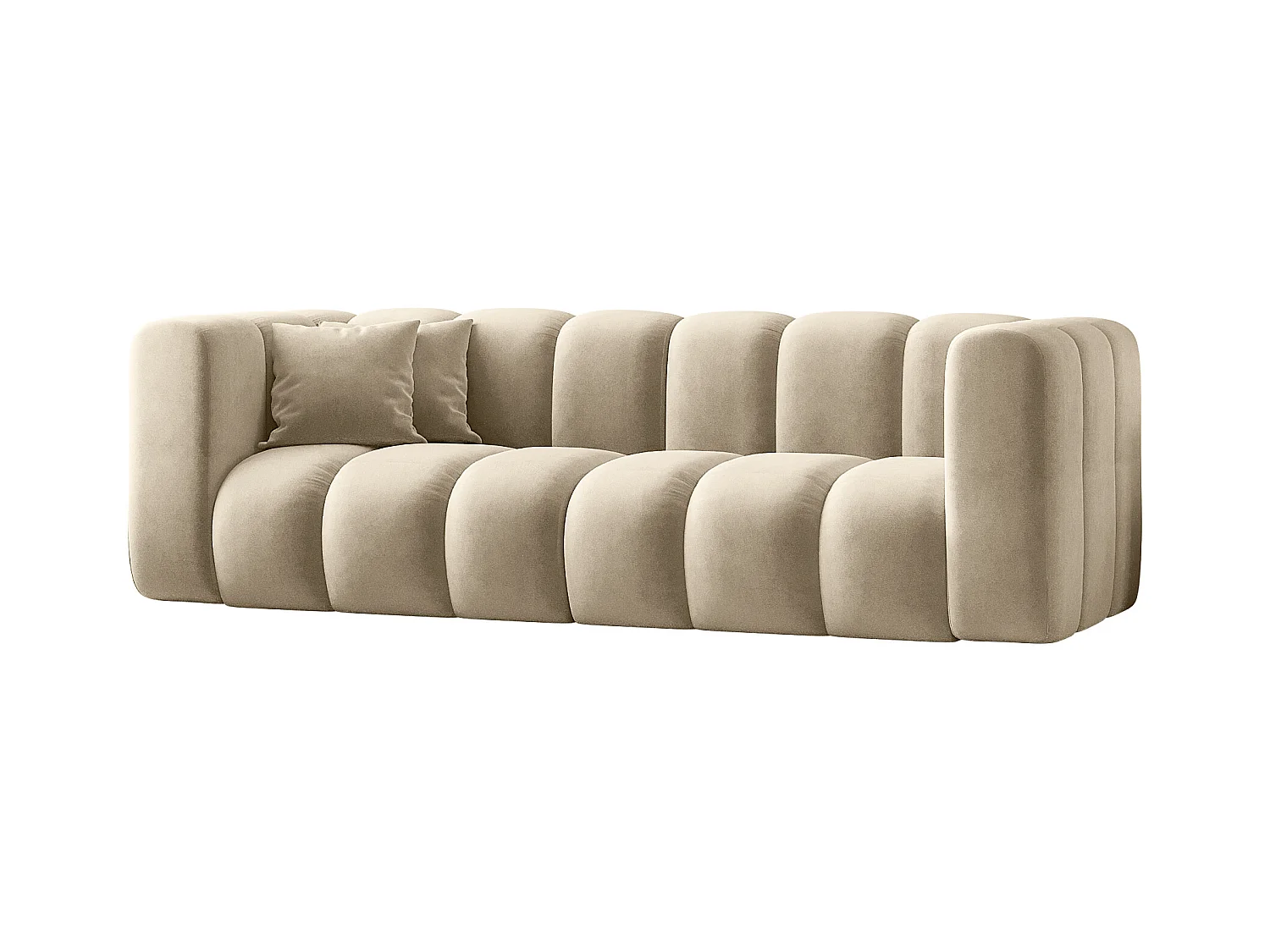 Canapé trois places Grand Modular tissu Salvador Beige