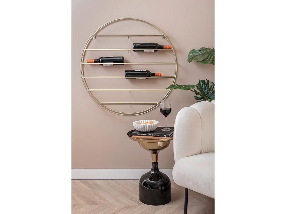 Wijnrek Redondo - Goud