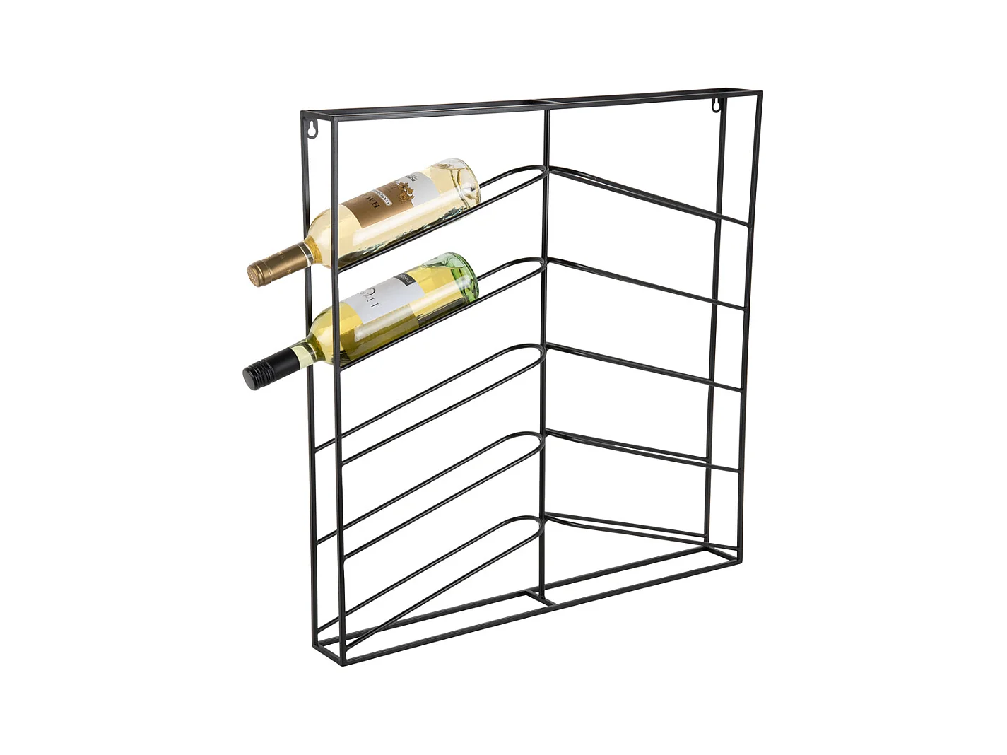 Casier à vin Cuadro - Noir mat