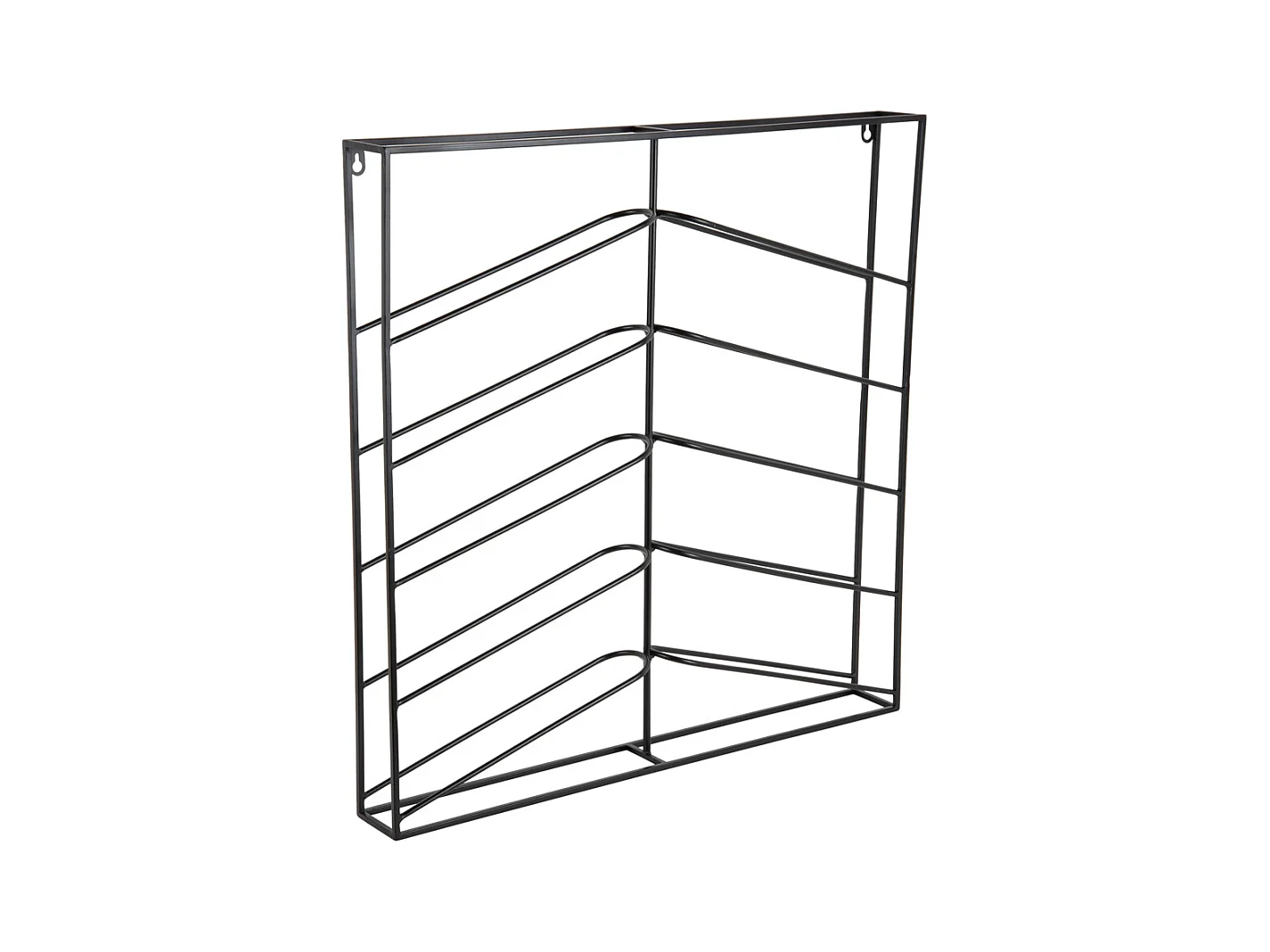 Casier à vin Cuadro - Noir mat