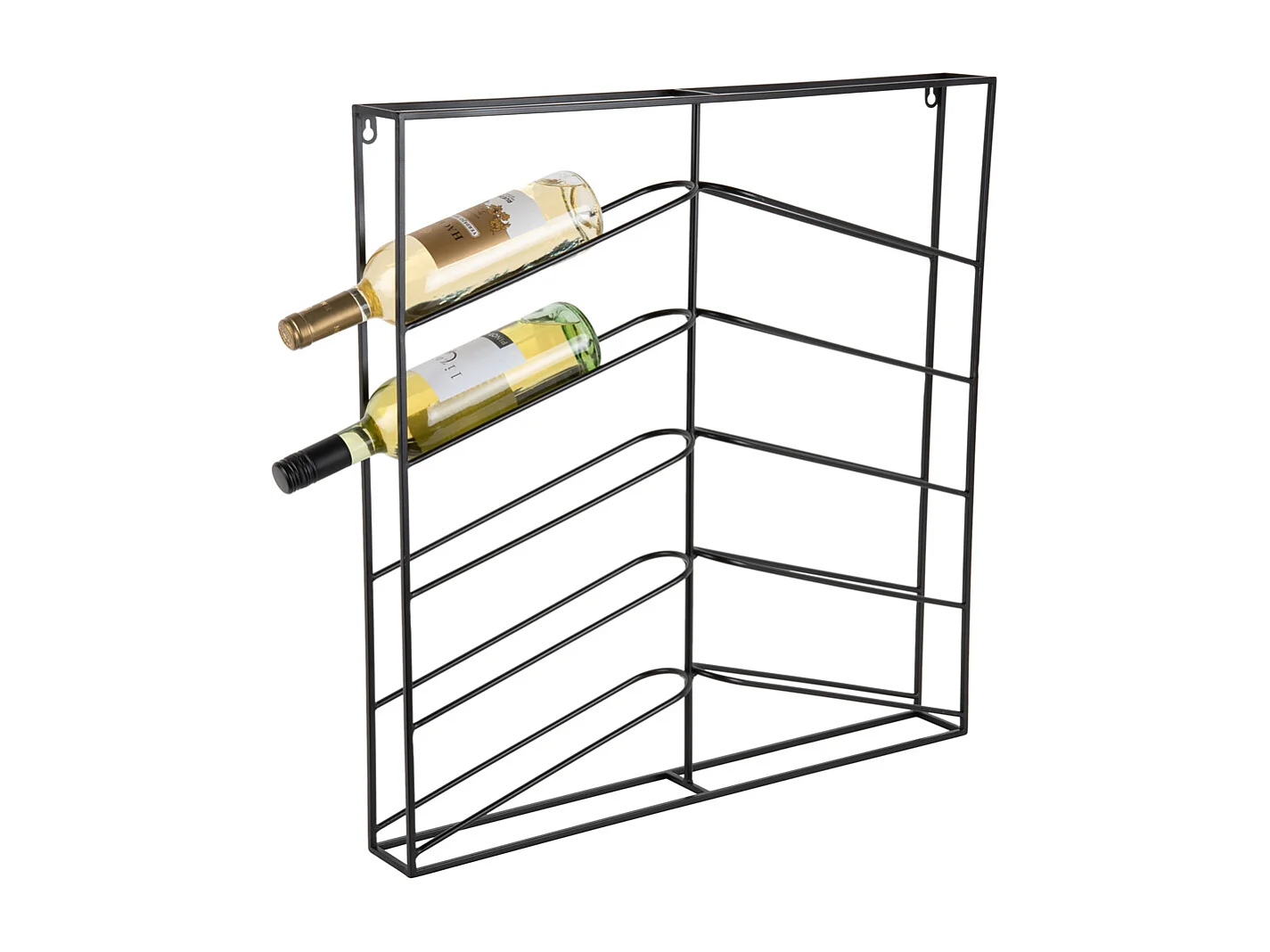 Casier à vin Cuadro - Noir mat