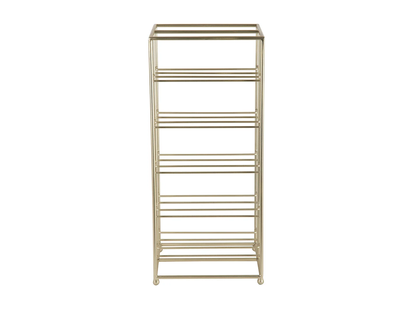 Casier à vin double étage - Peint en or