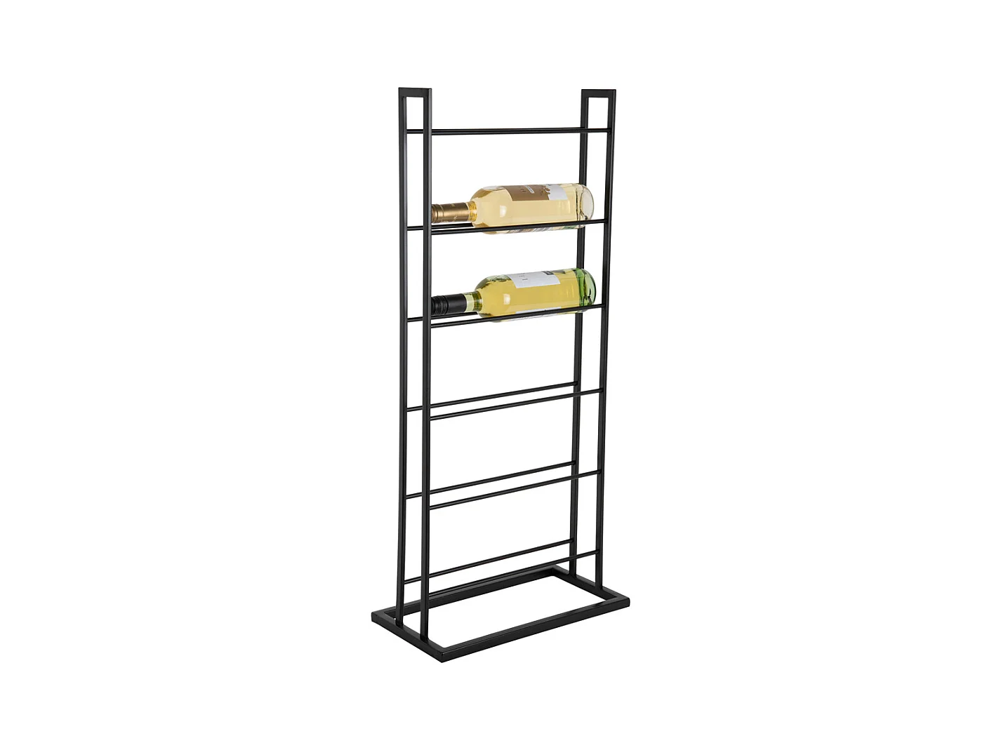 Weinregal Single Floor - Schwarz