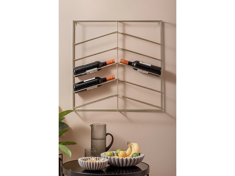 Wijnrek Cuadro - Goud