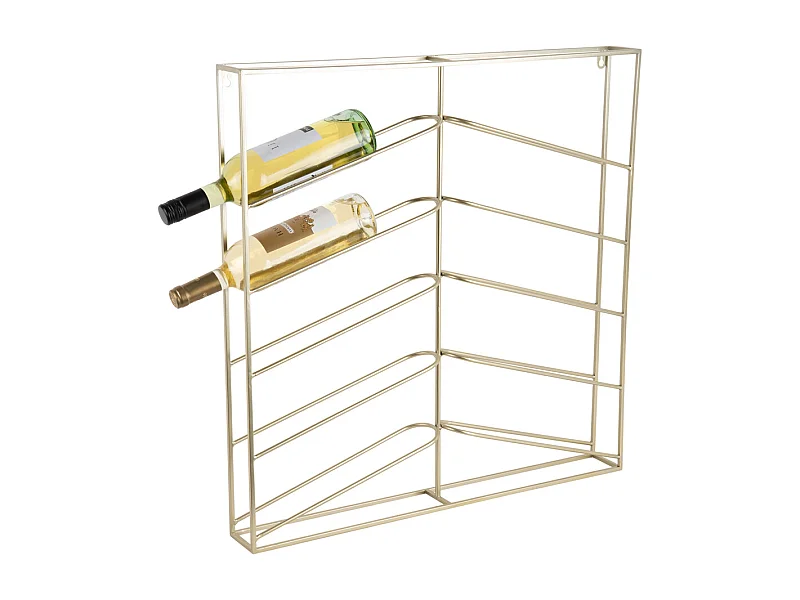 Casier à vin Cuadro - Doré