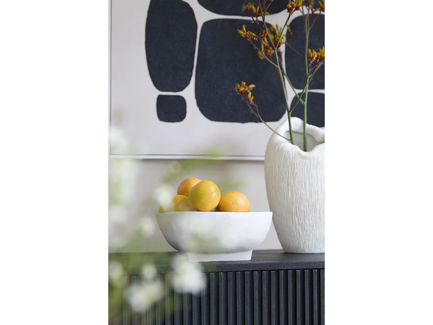 Balance ROSANA - 27x26,5x11,5cm - Blanc