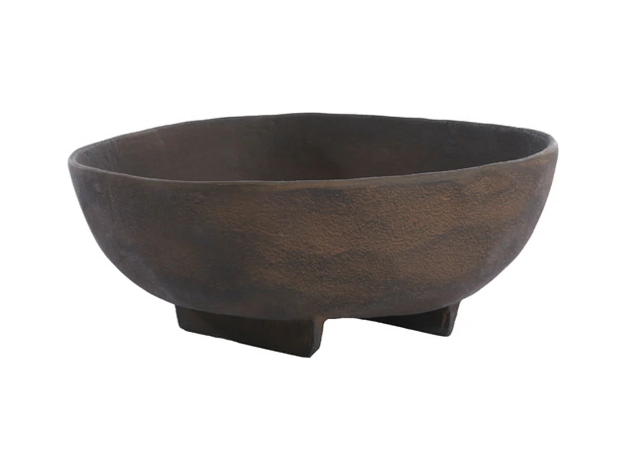Schaal ROSANA - 27x26.5x11.5cm - Bruin