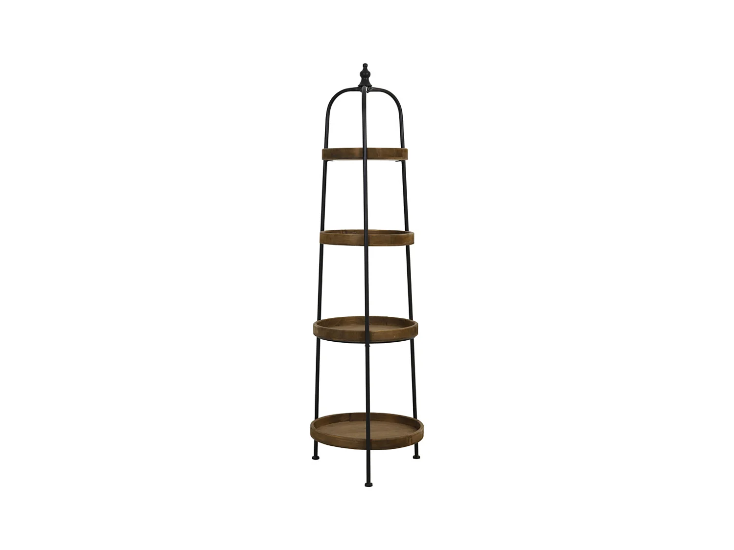 Etagere KARSON - Ø48x167cm - Marron