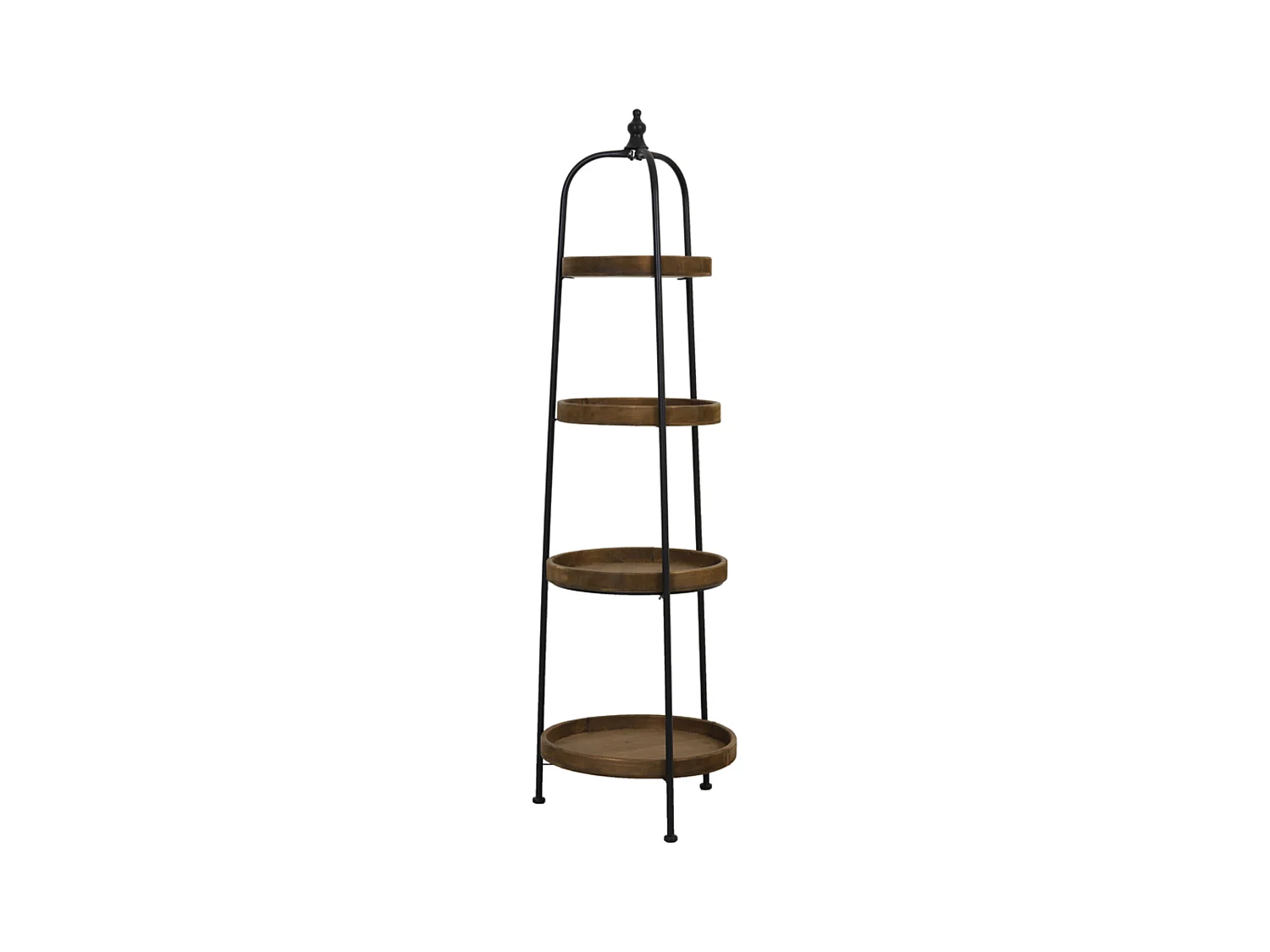 Etagere KARSON - Ø48x167cm - Marron