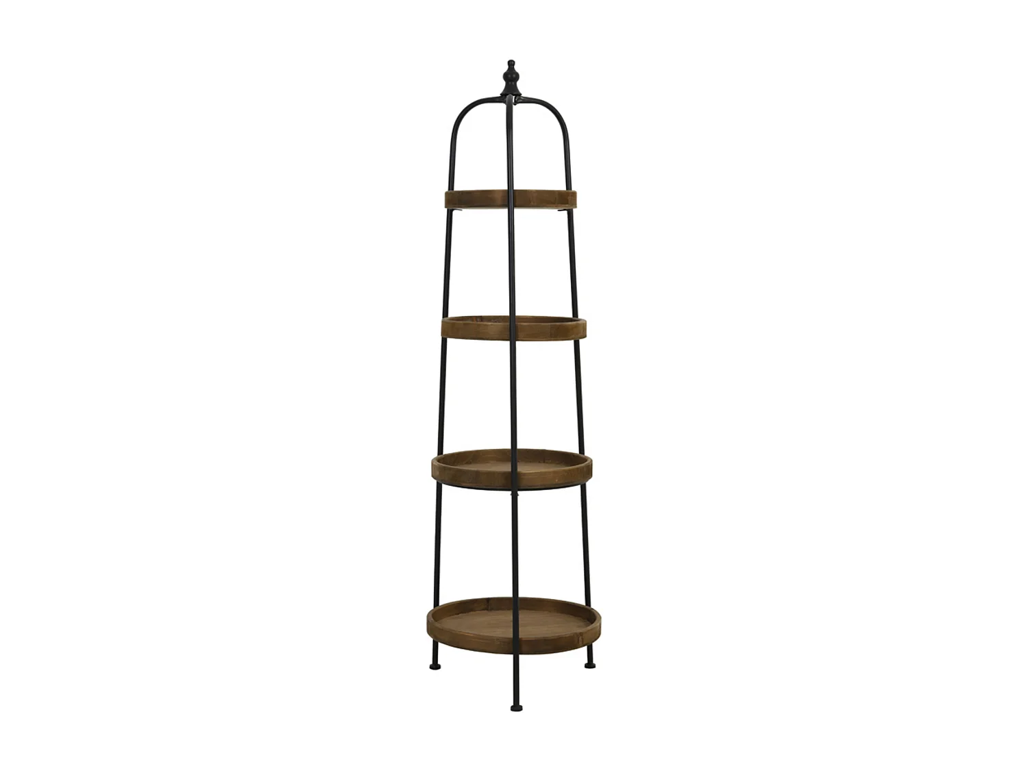 Etagere KARSON - Ø48x167cm - Marron