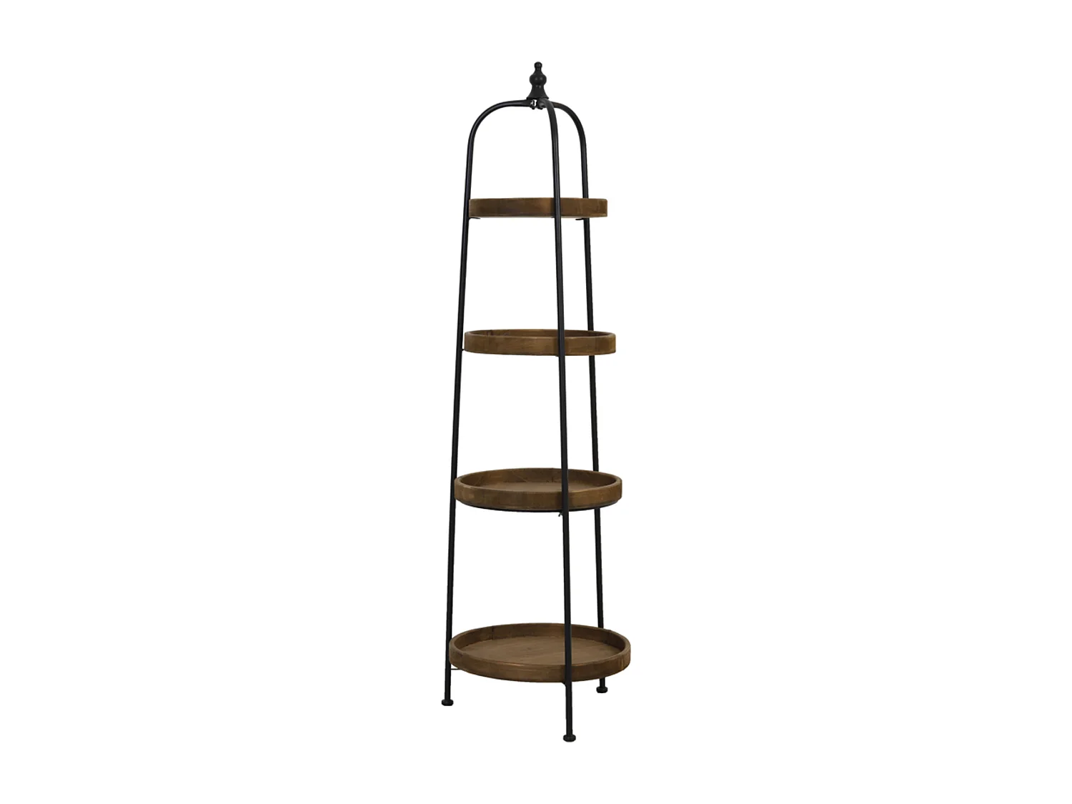 Etagere KARSON - Ø48x167cm - Marron