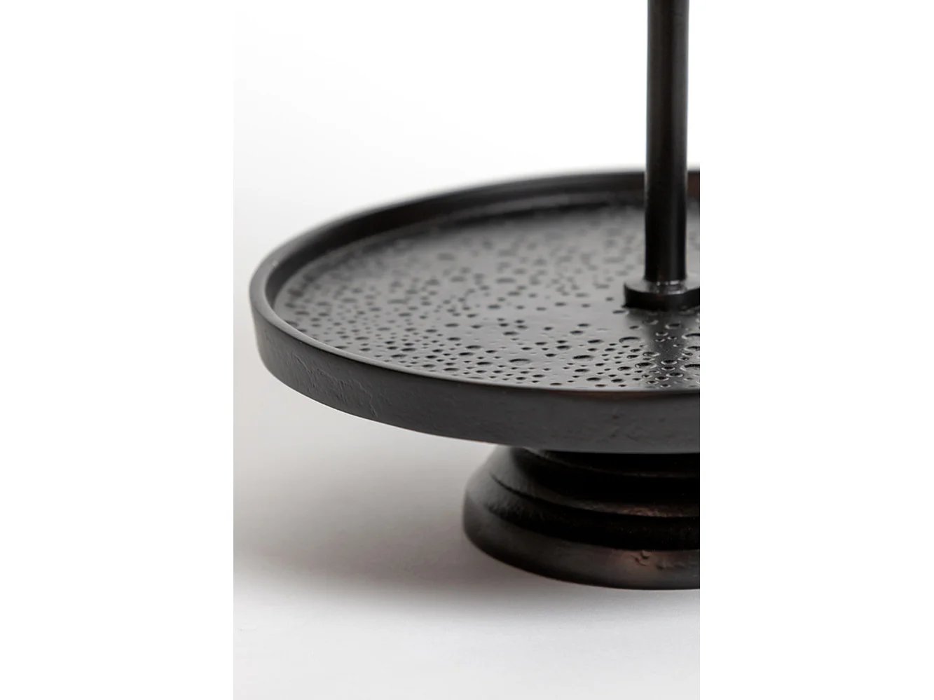 Etagere LUTEK - Ø32x48cm - Zwart