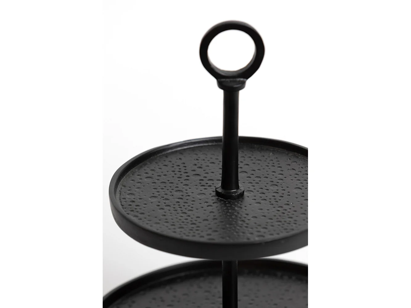 Etagere LUTEK - Ø32x48cm - Zwart