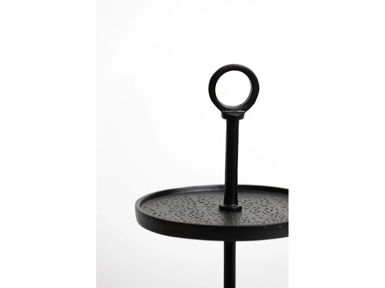 Etagere LUTEK - Ø32x48cm - Zwart