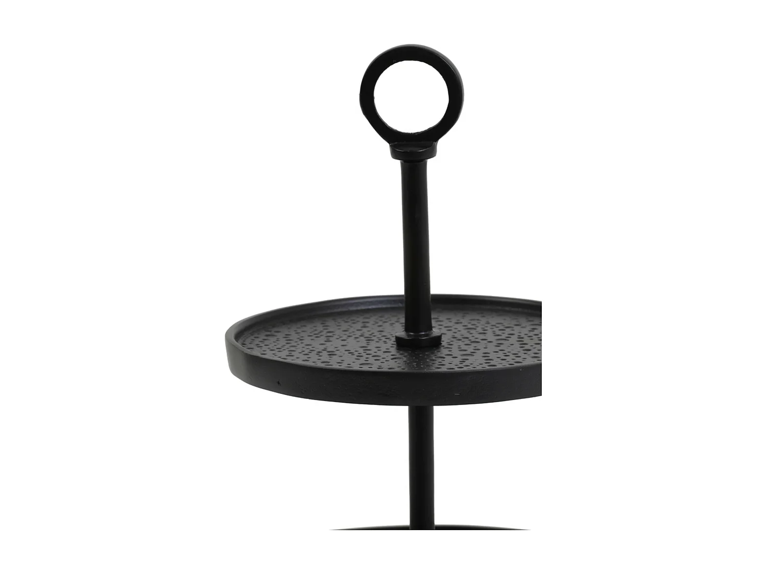 Etagere LUTEK - Ø32x48cm - Zwart