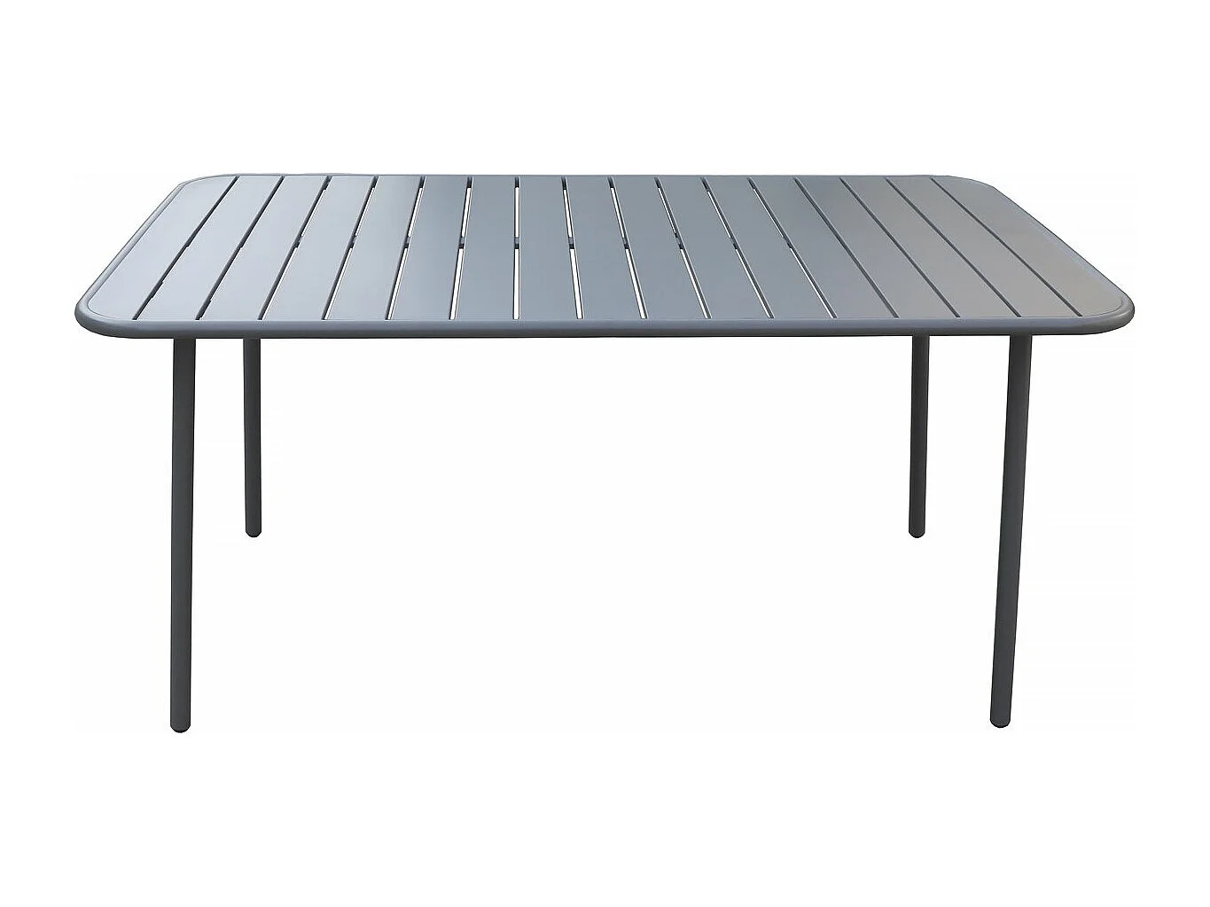 Metalen tuintafel "Bilbao" - 150 x 90 x 71 cm - Grijs