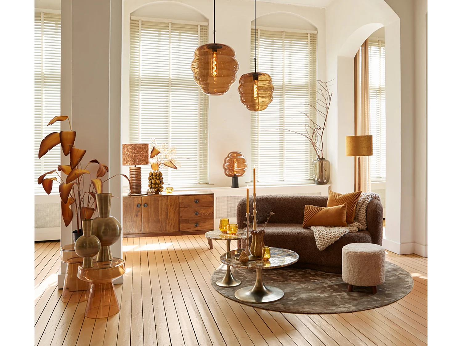 Meuble ESPITA - 152x40x80cm - Marron