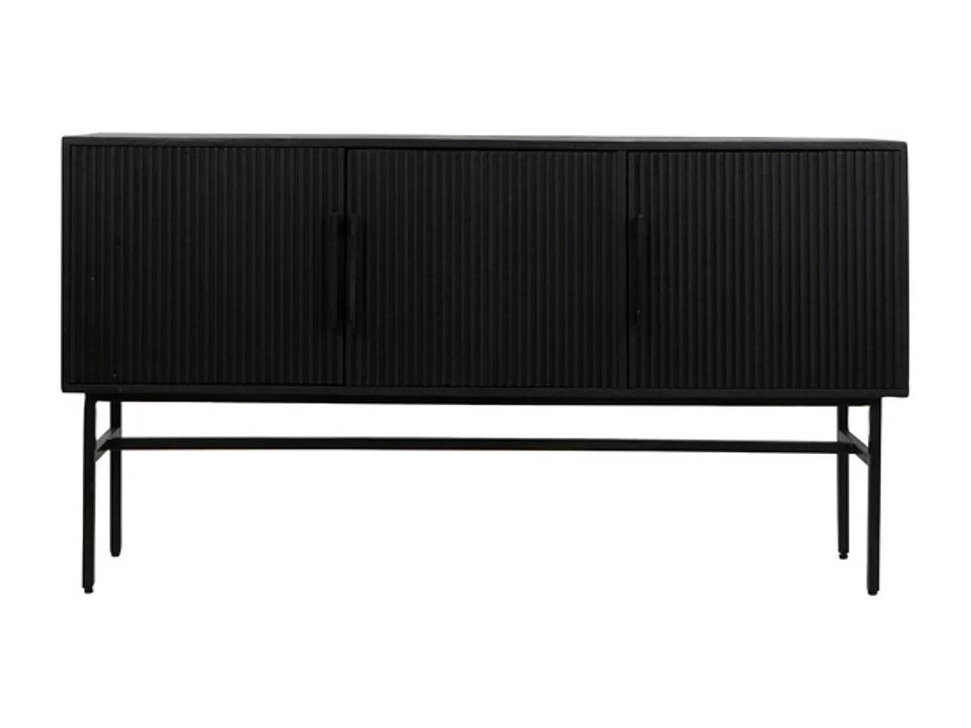 Kast ABAGE - 150x40x80cm - Zwart