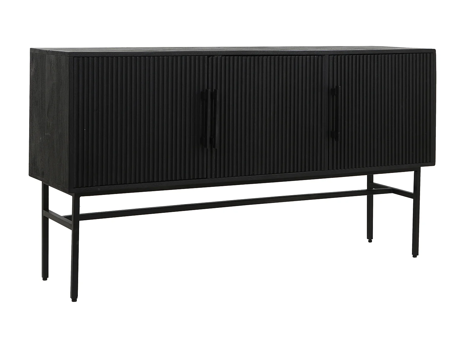 Kast ABAGE - 150x40x80cm - Zwart