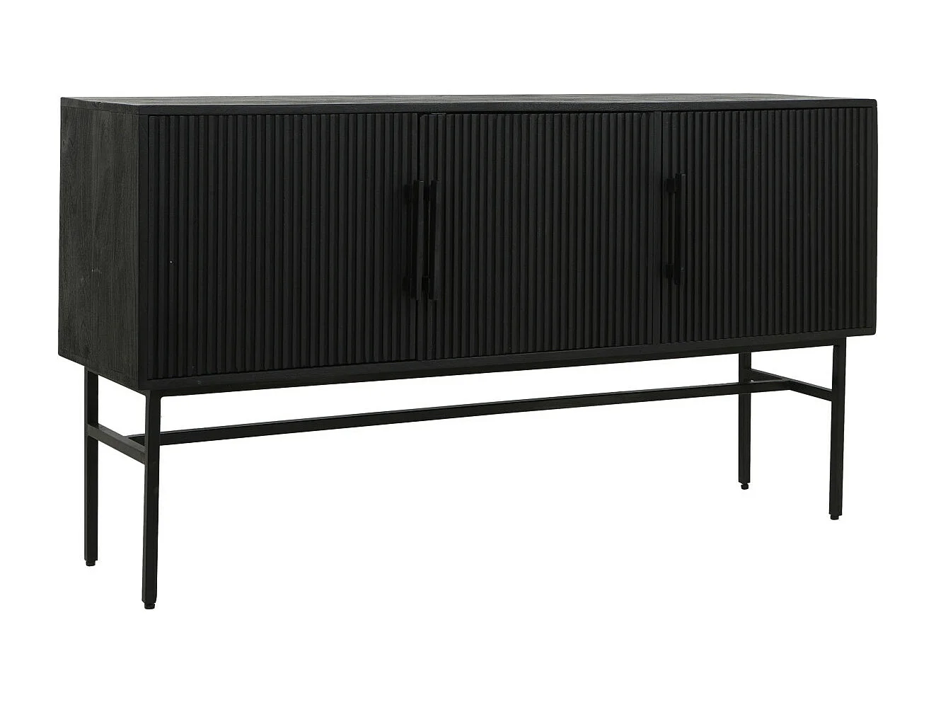 Kast ABAGE - 150x40x80cm - Zwart