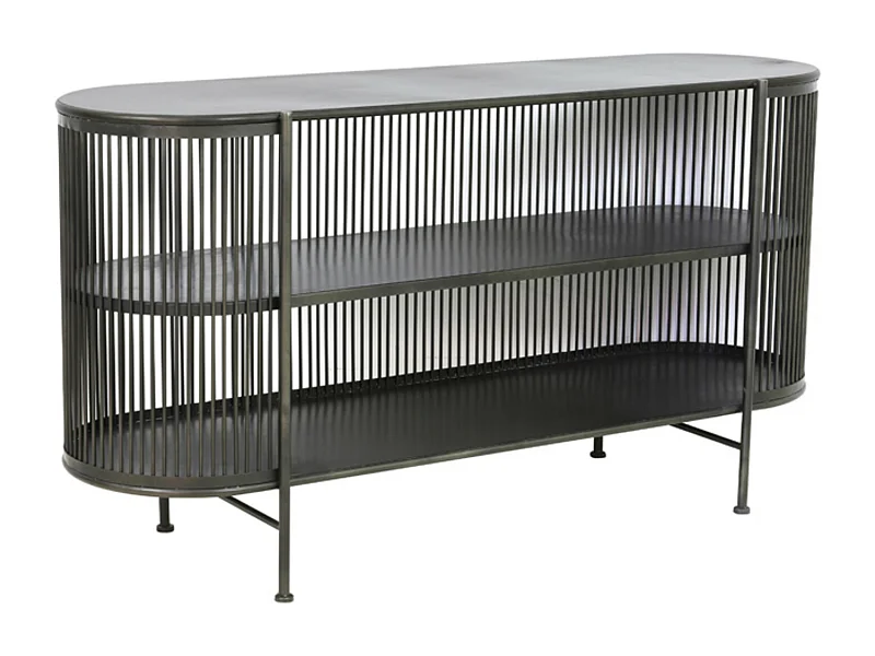 Kast YINTHE - 149x40x80cm - Zwart