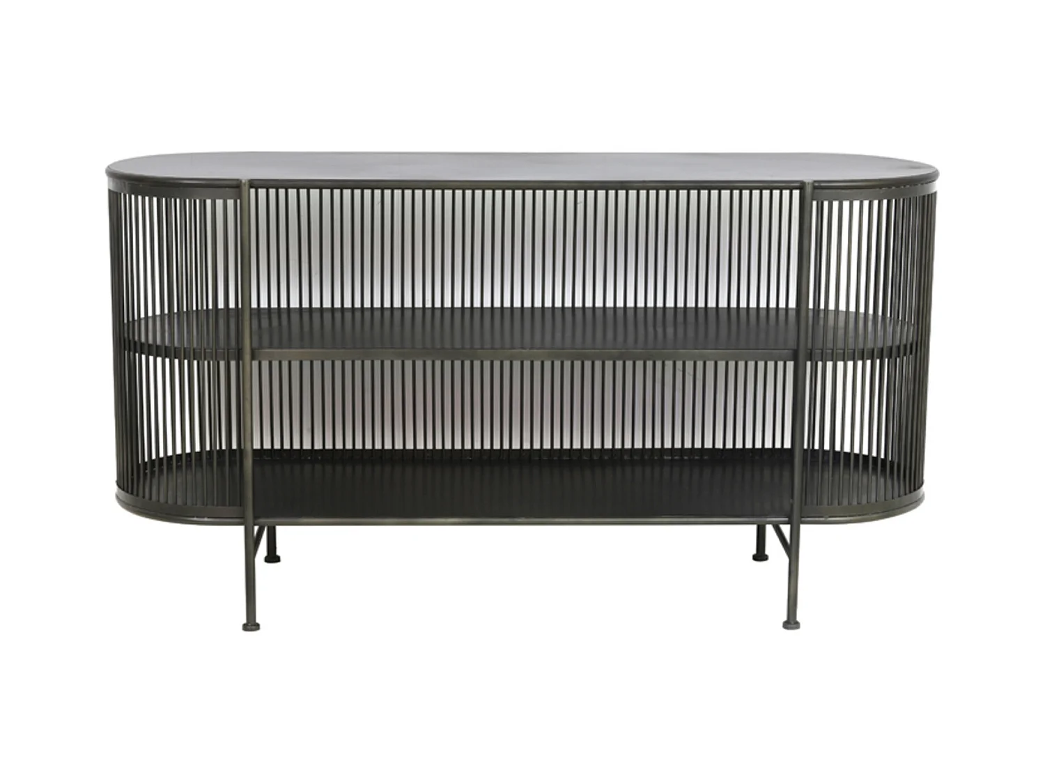 Kast YINTHE - 149x40x80cm - Zwart