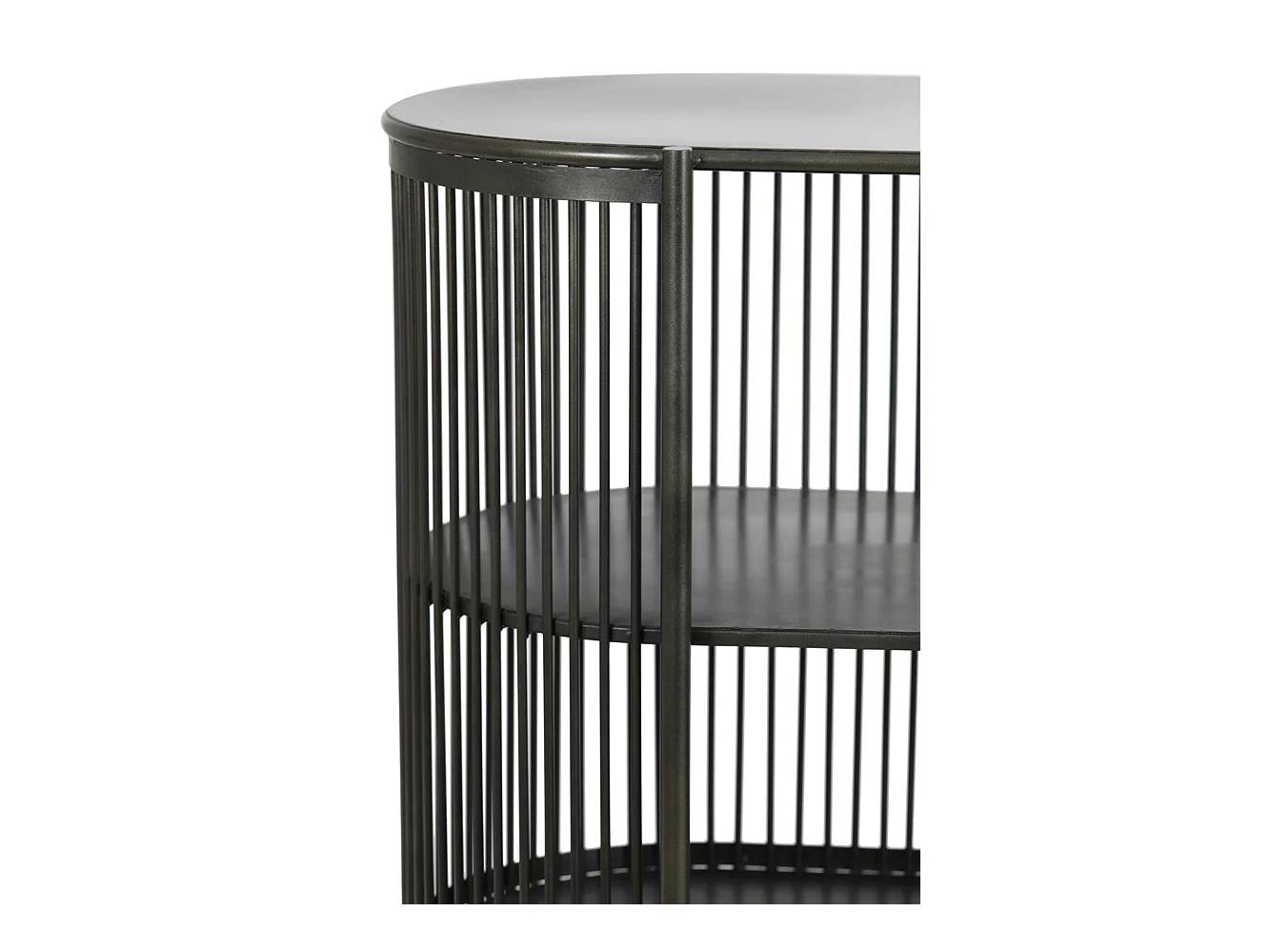 Kast YINTHE - 149x40x80cm - Zwart