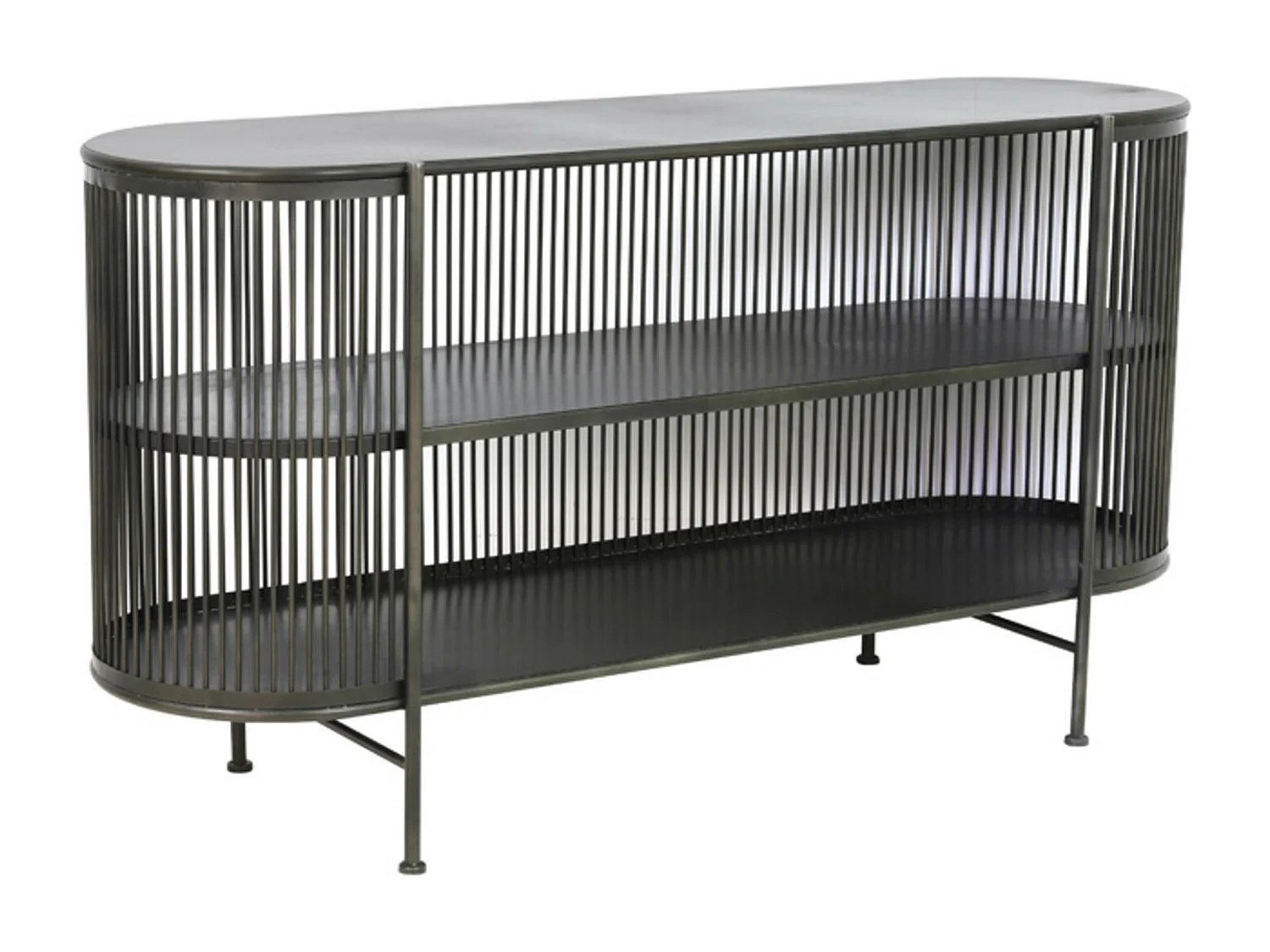 Schrank YINTHE - 149x40x80cm - Schwarz