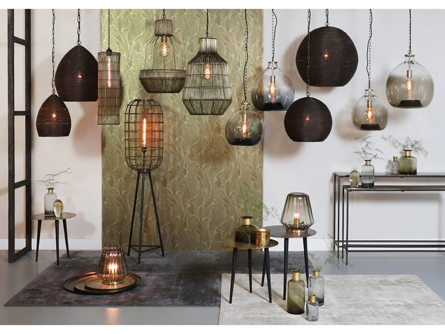 Côté HARTSVILLE - 119x25x80,5cm - Bronze - Lot de 2