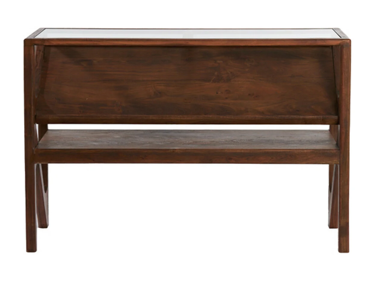 Table d'appoint YUKI - 119x41x80cm - Marron