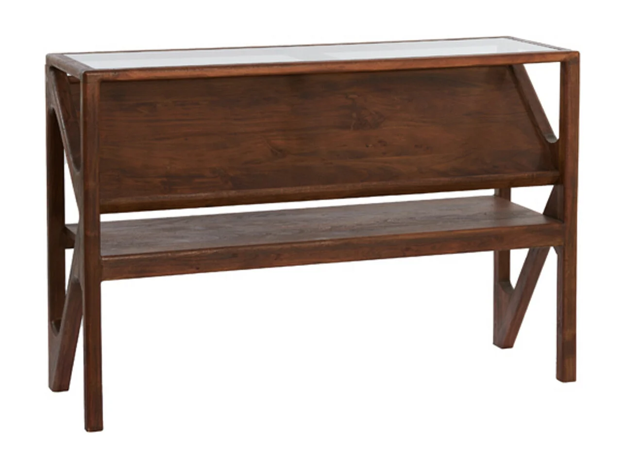 Table d'appoint YUKI - 119x41x80cm - Marron