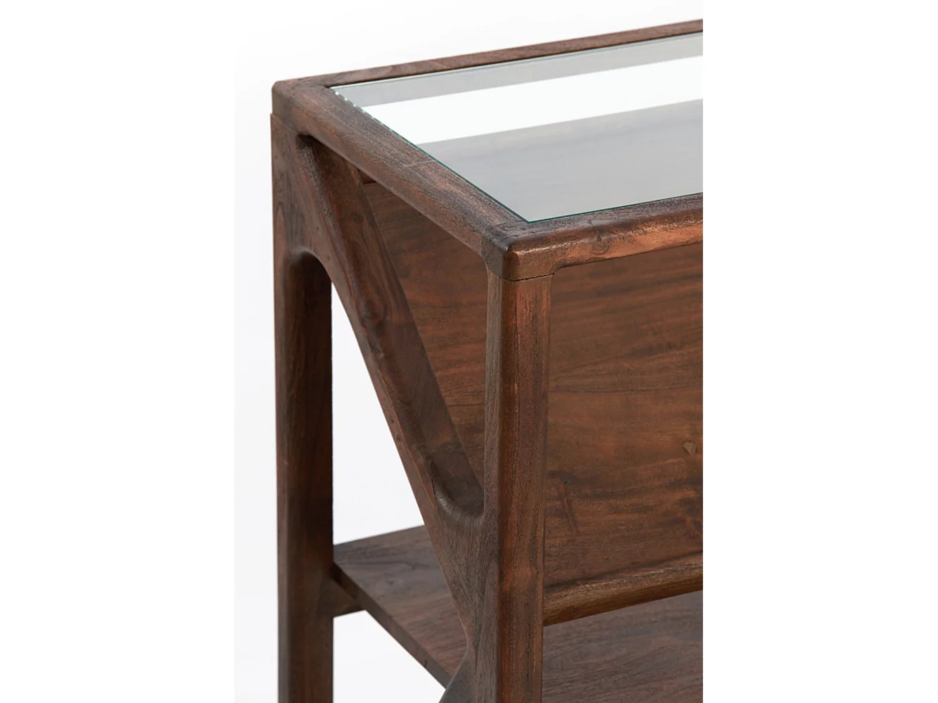 Table d'appoint YUKI - 119x41x80cm - Marron