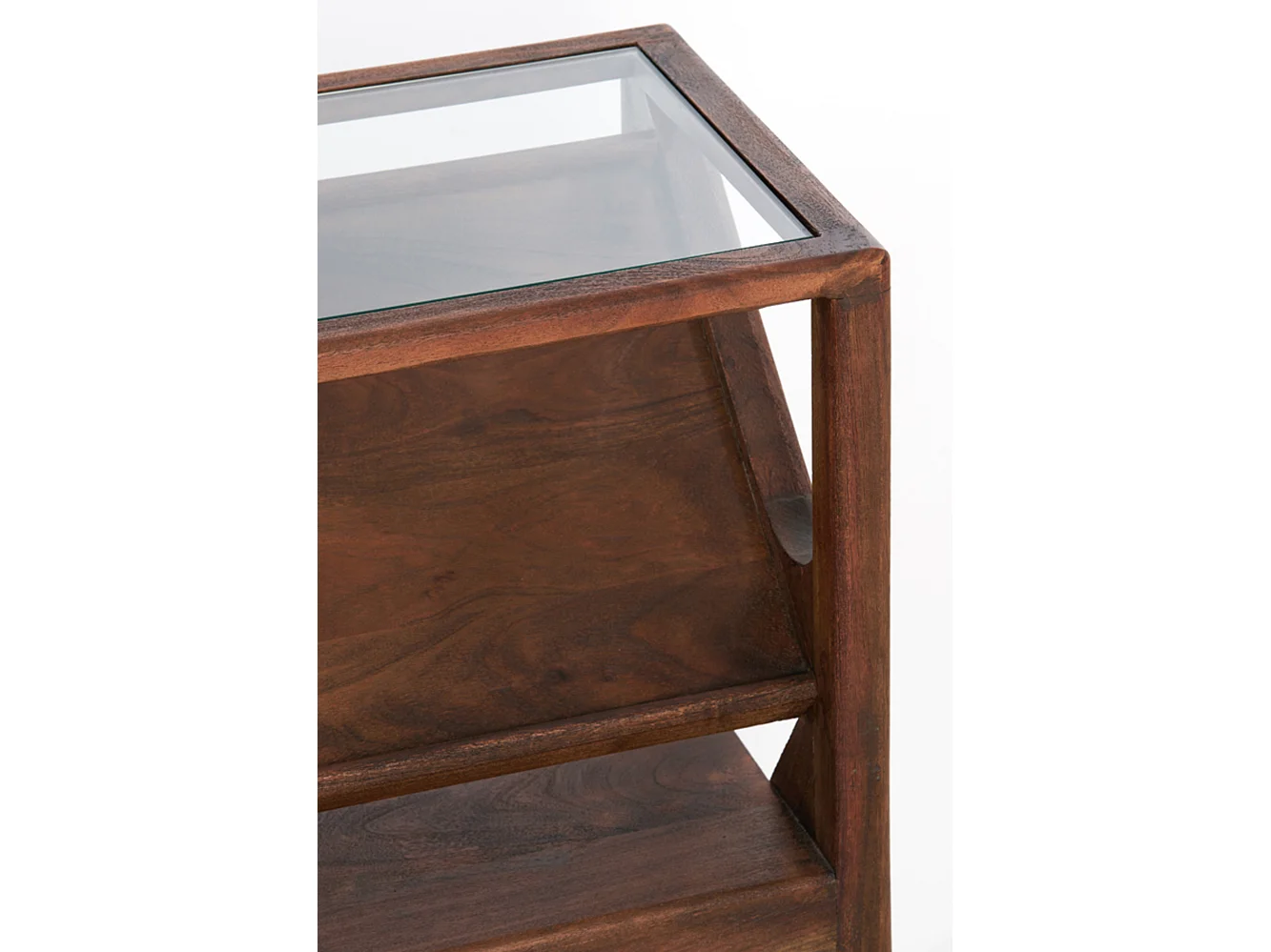 Table d'appoint YUKI - 119x41x80cm - Marron