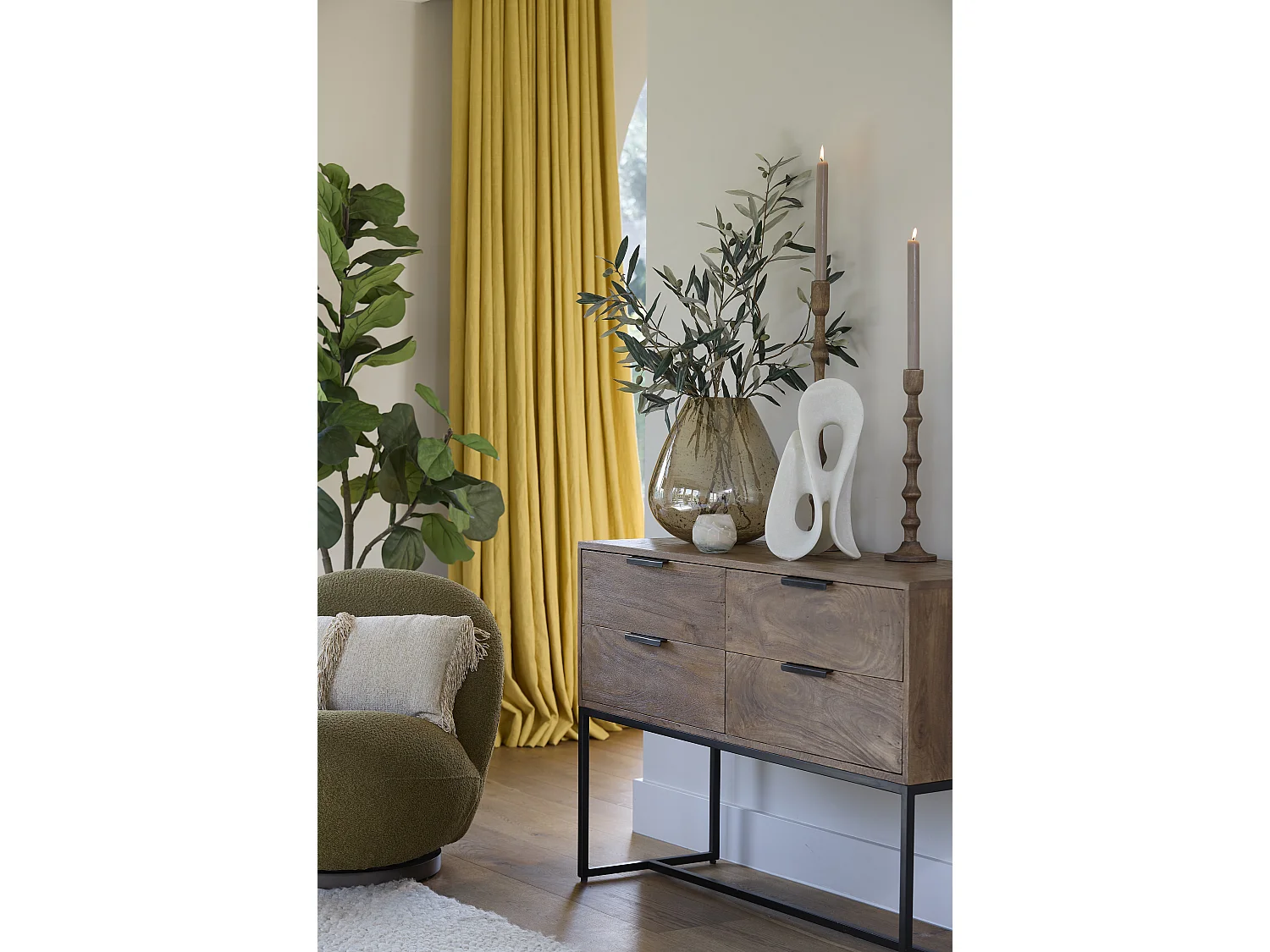 Côté MEAVE - 120x40x80cm - Marron