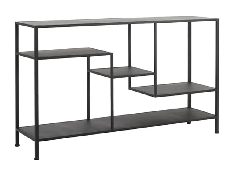 Beistellbett YVANA - 141x37x81cm - Schwarz