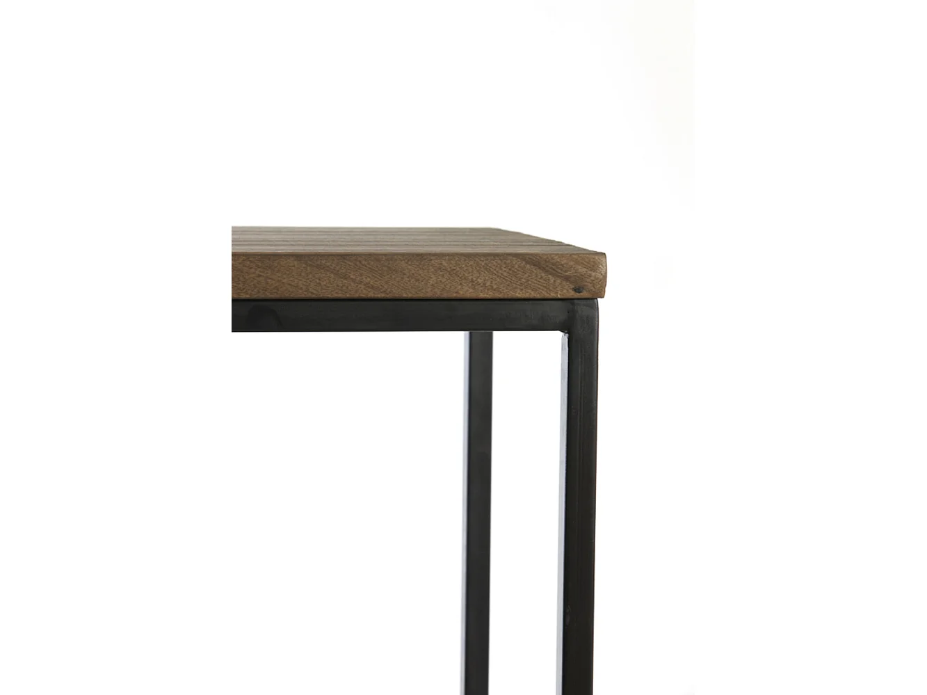 Side BRYSON - 120x40x82cm - Marron - Lot de 2