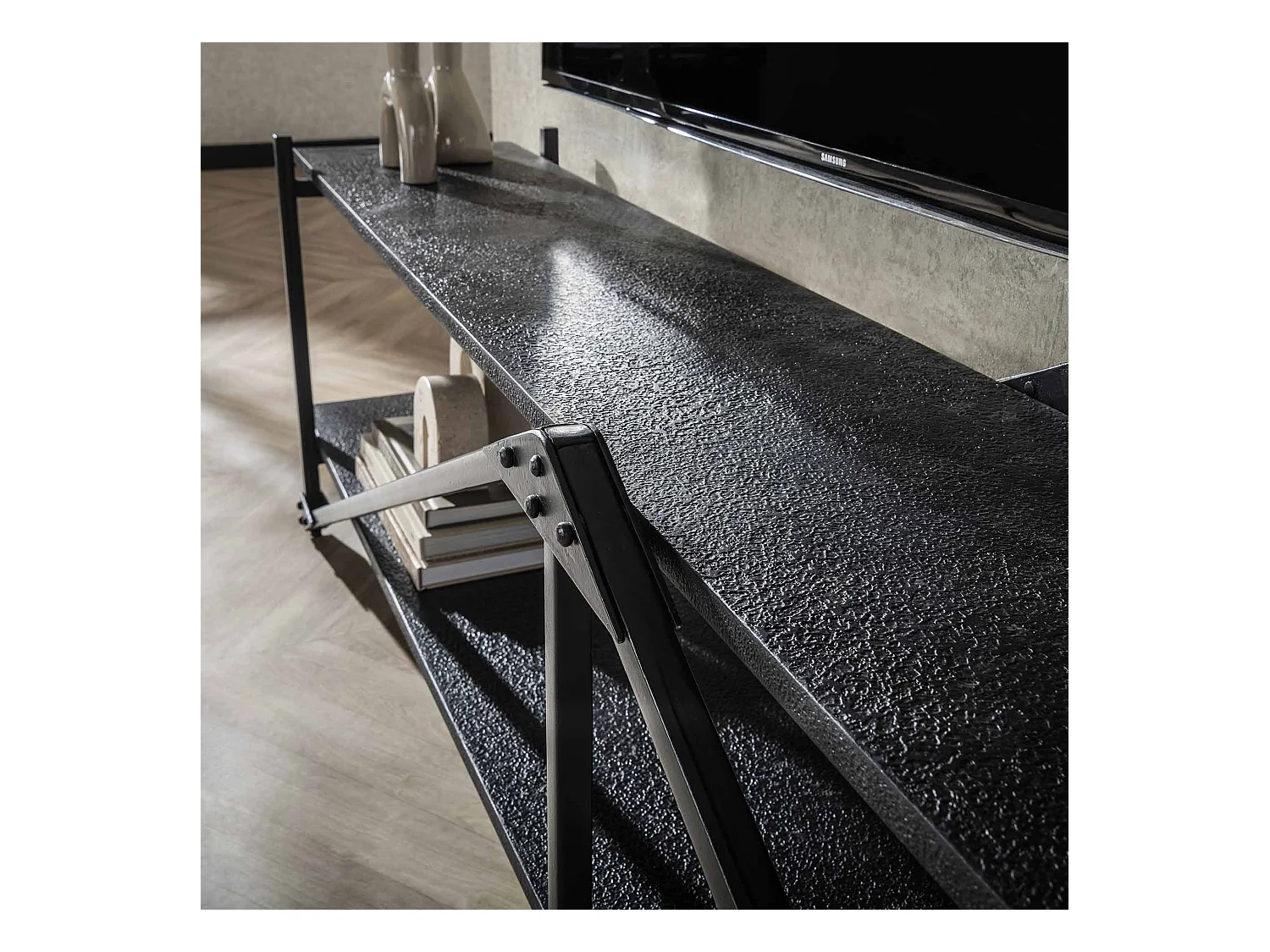 TV-meubel 220cm XL Piega - Grijs