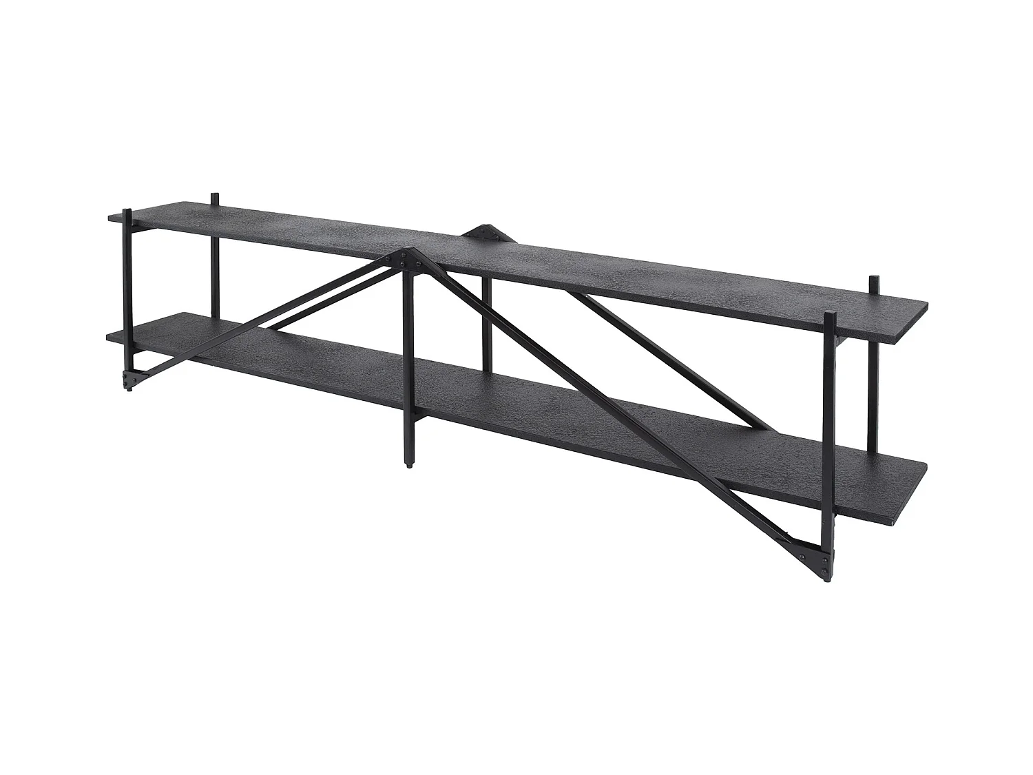 TV-meubel 220cm XL Piega - Grijs