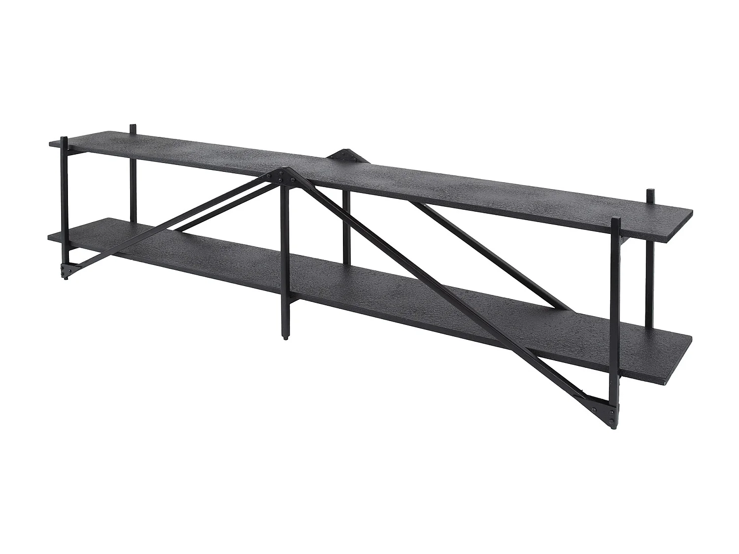 TV-meubel 220cm XL Piega - Grijs