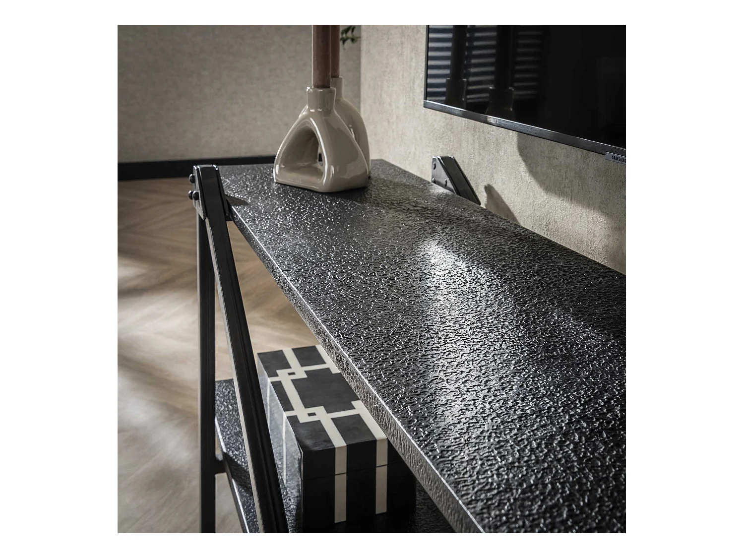 TV-meubel 140cm Piega - Grijs