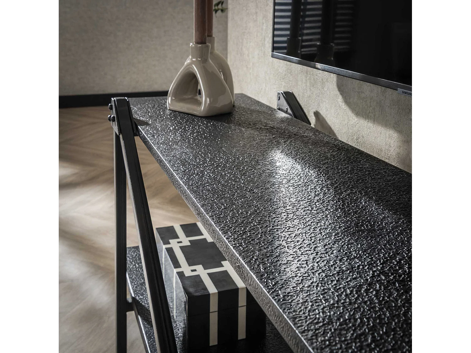 TV-meubel 140cm Piega - Grijs