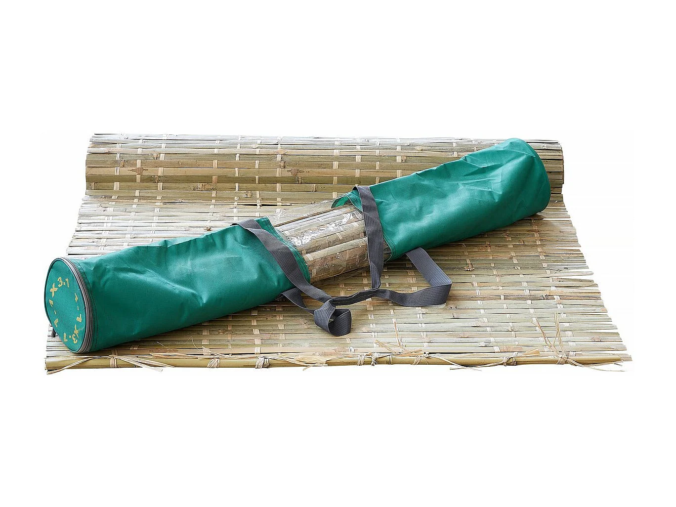 Rolo de bambu 110 x 310 cm com fio de algodão "Haya" Skah HAYA - 1,1 x 3,1 m para Sucot tradicionais