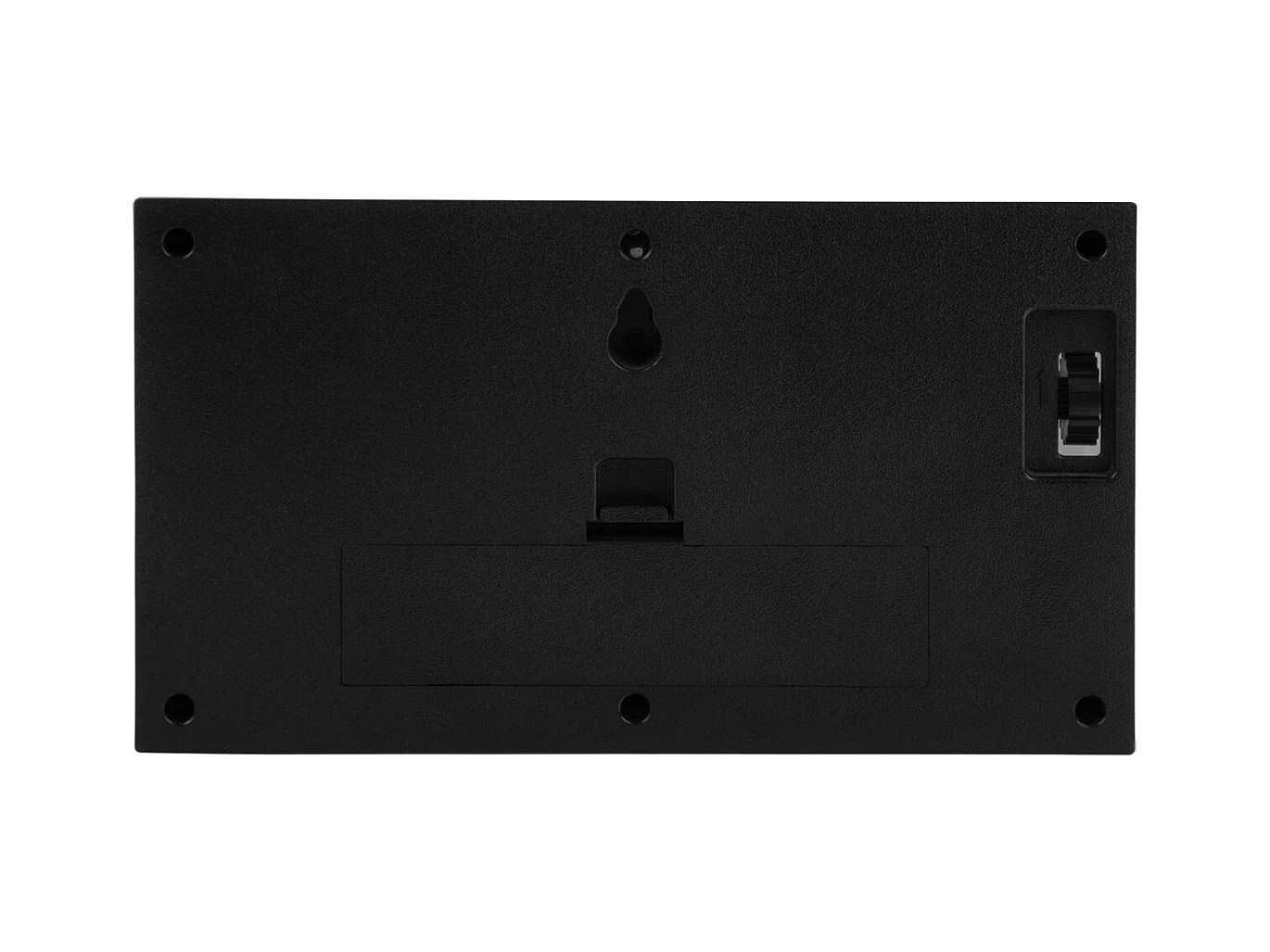 Horloge de table en boîte Flip - Noir