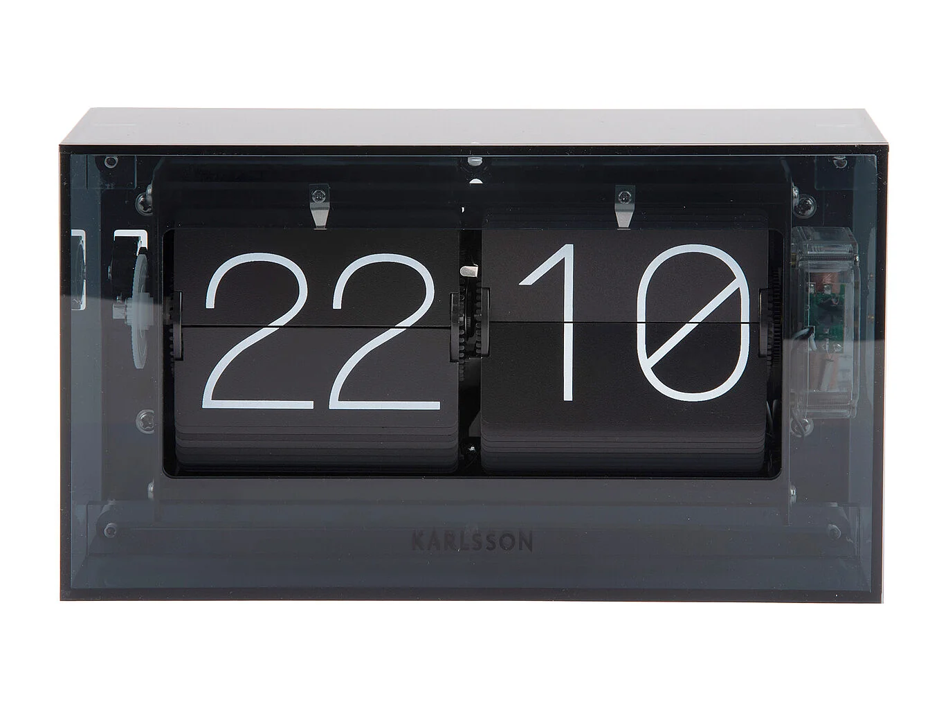 Reloj de mesa plegable en caja - Negro