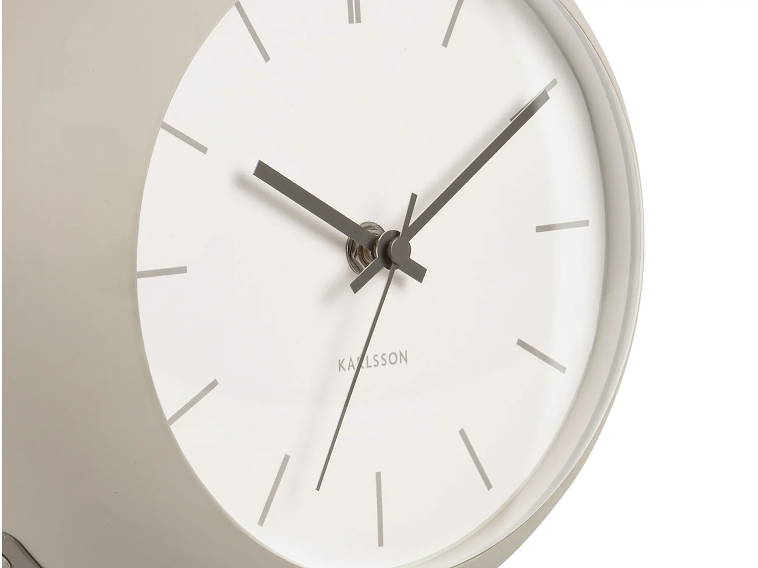 Horloge de table Nirvana Globe - Gris chaud