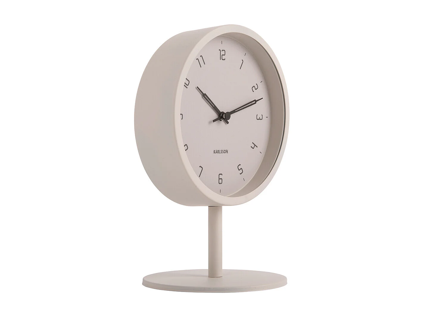 Zegar stołowy Stark - Ciepły szary